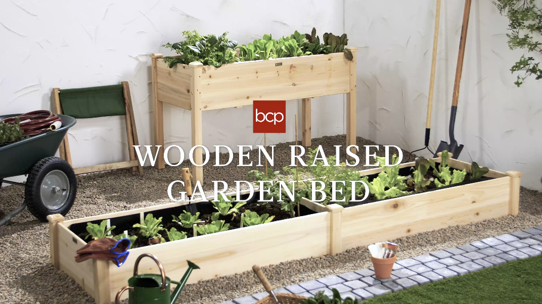 Amazon.com: Best Choice Products 8x2ft Outdoor Wooden Raised